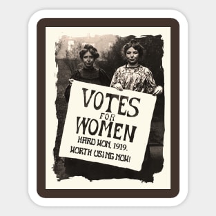 Vintage Women Vote Sticker